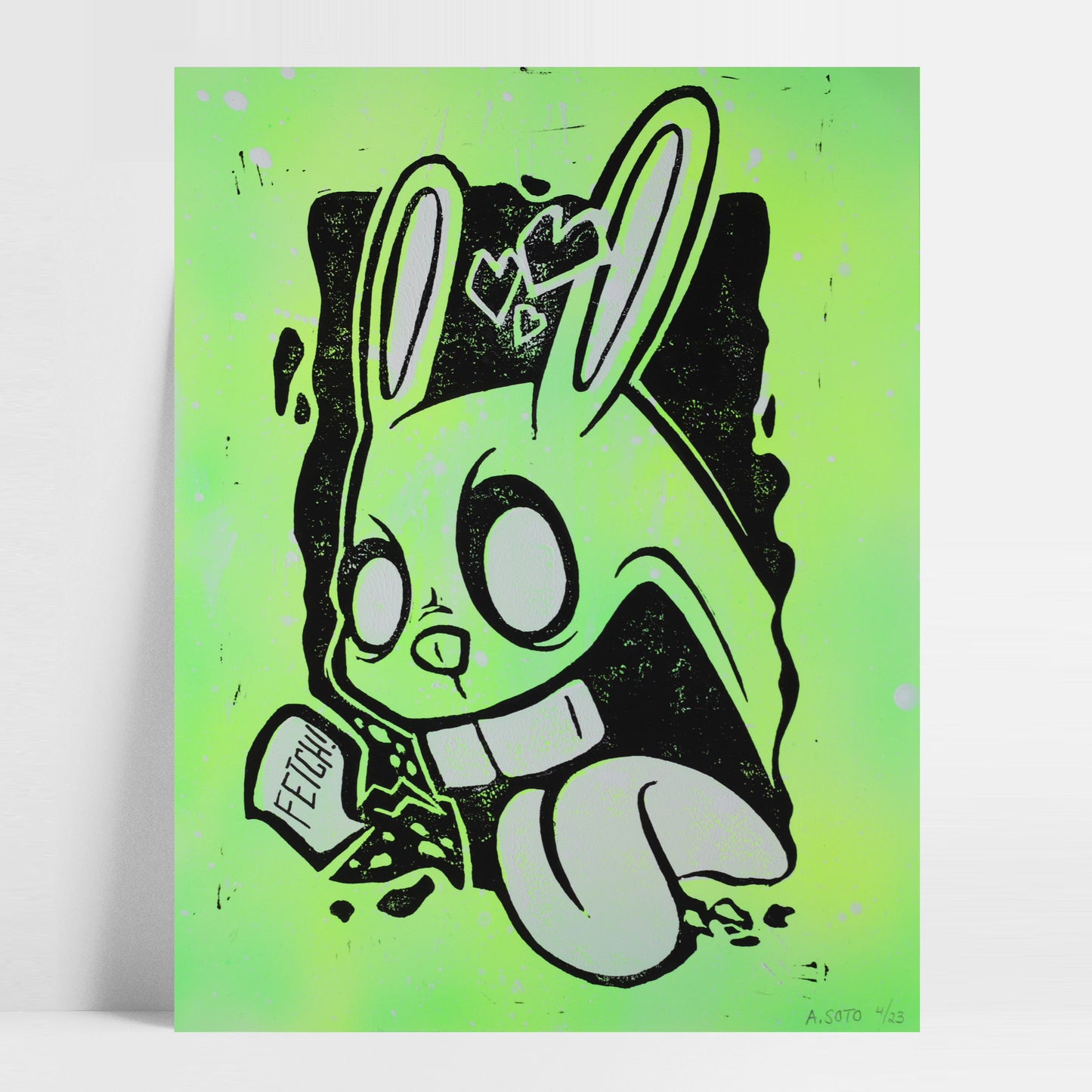 Nuenee Block Print - Green