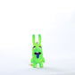Micro Zombie Bunny Keychain - Green